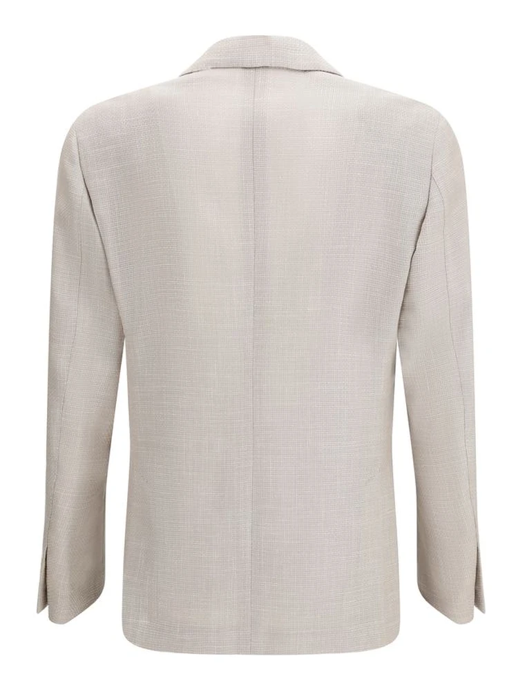 Beige Silk Blazer alternative