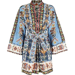 EMBROIDERED MINI DRESS