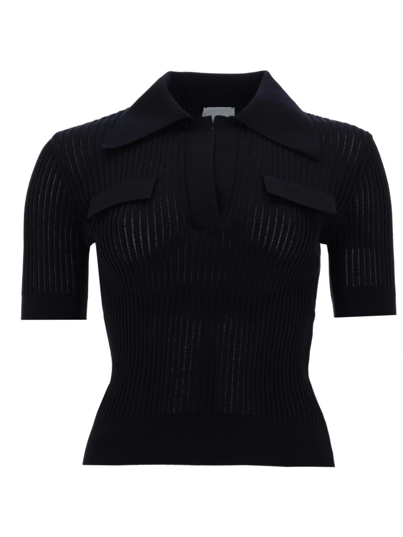 EMBROIDERED COTTON POLO SHIRT