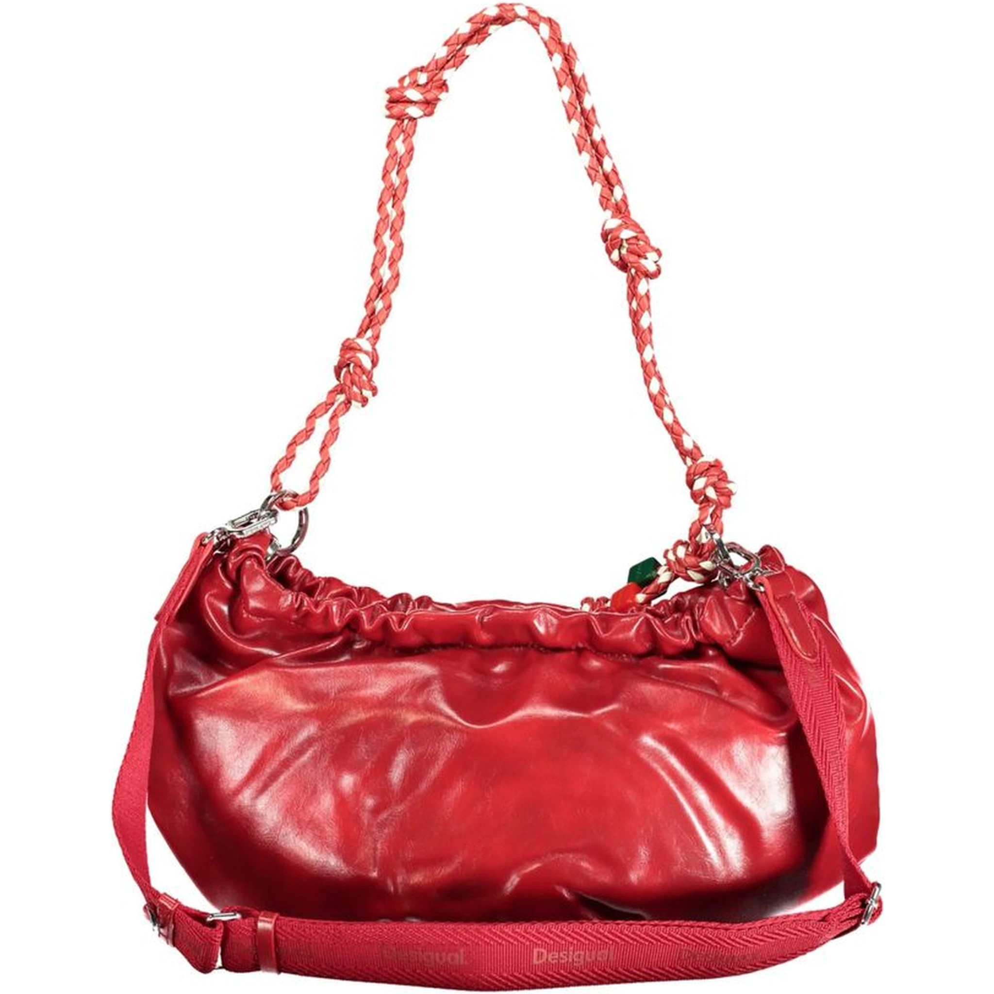 Red Polyethylene Handbag