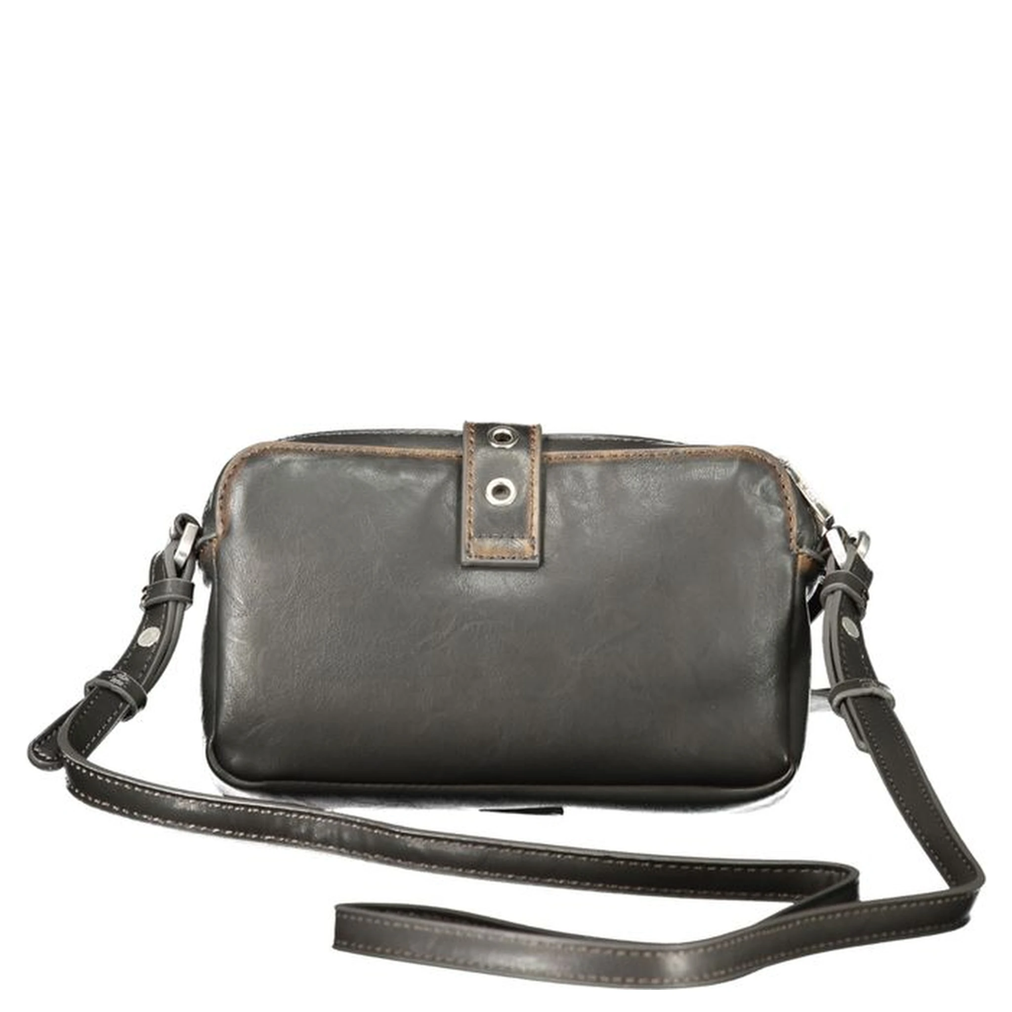 Marrone Polyurethane Women's Handbag