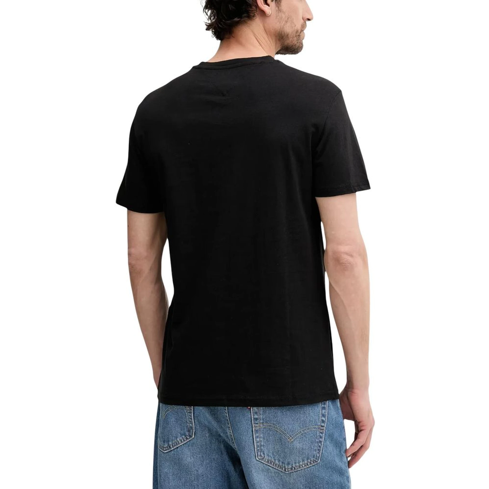 Black Recycled Cotton T-Shirt