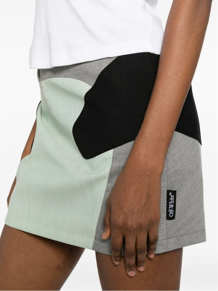 Off White Skirts Blue alternative