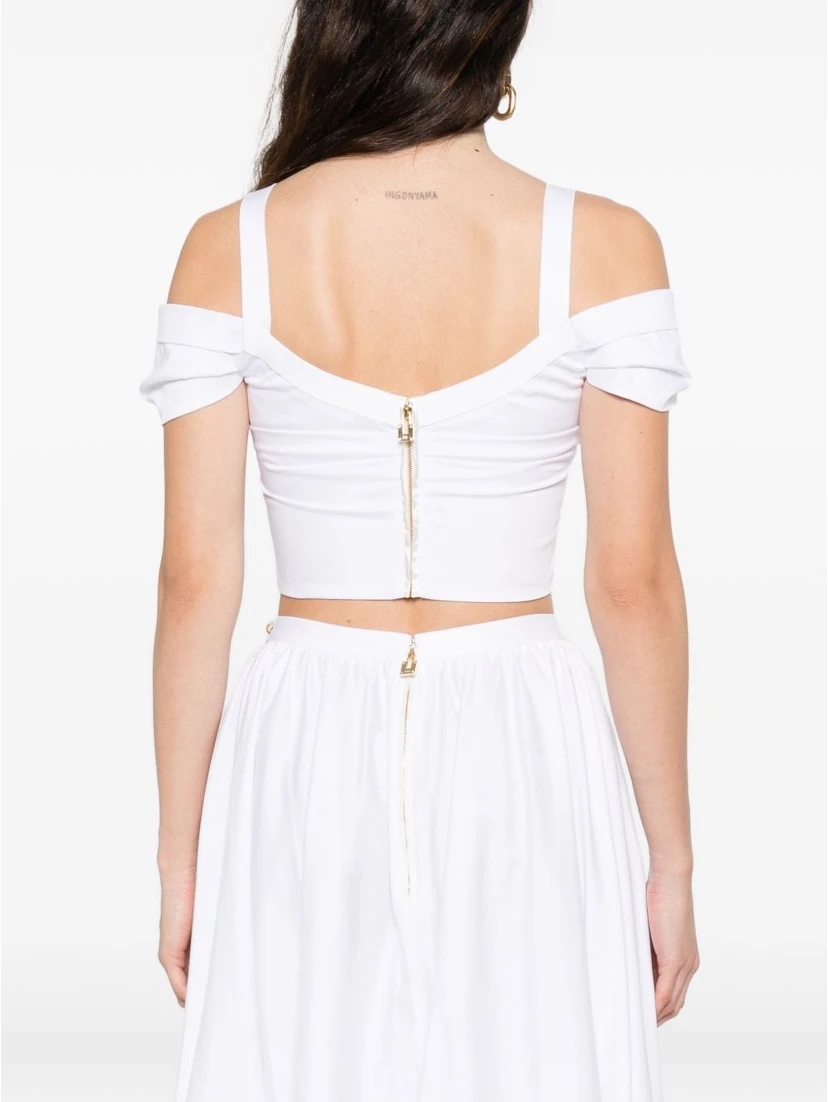 Elisabetta Franchi Top White