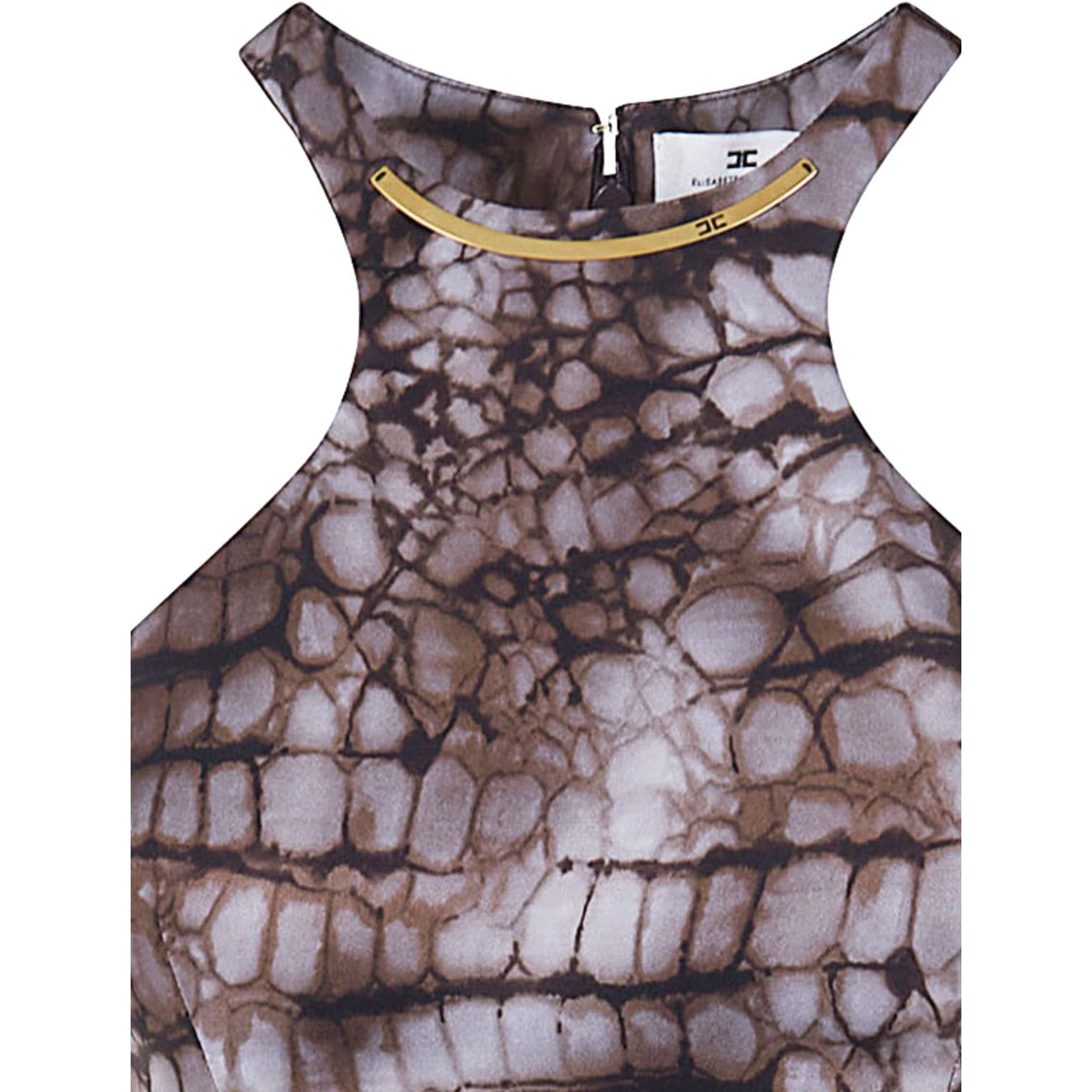 Elisabetta Franchi Dresses Brown