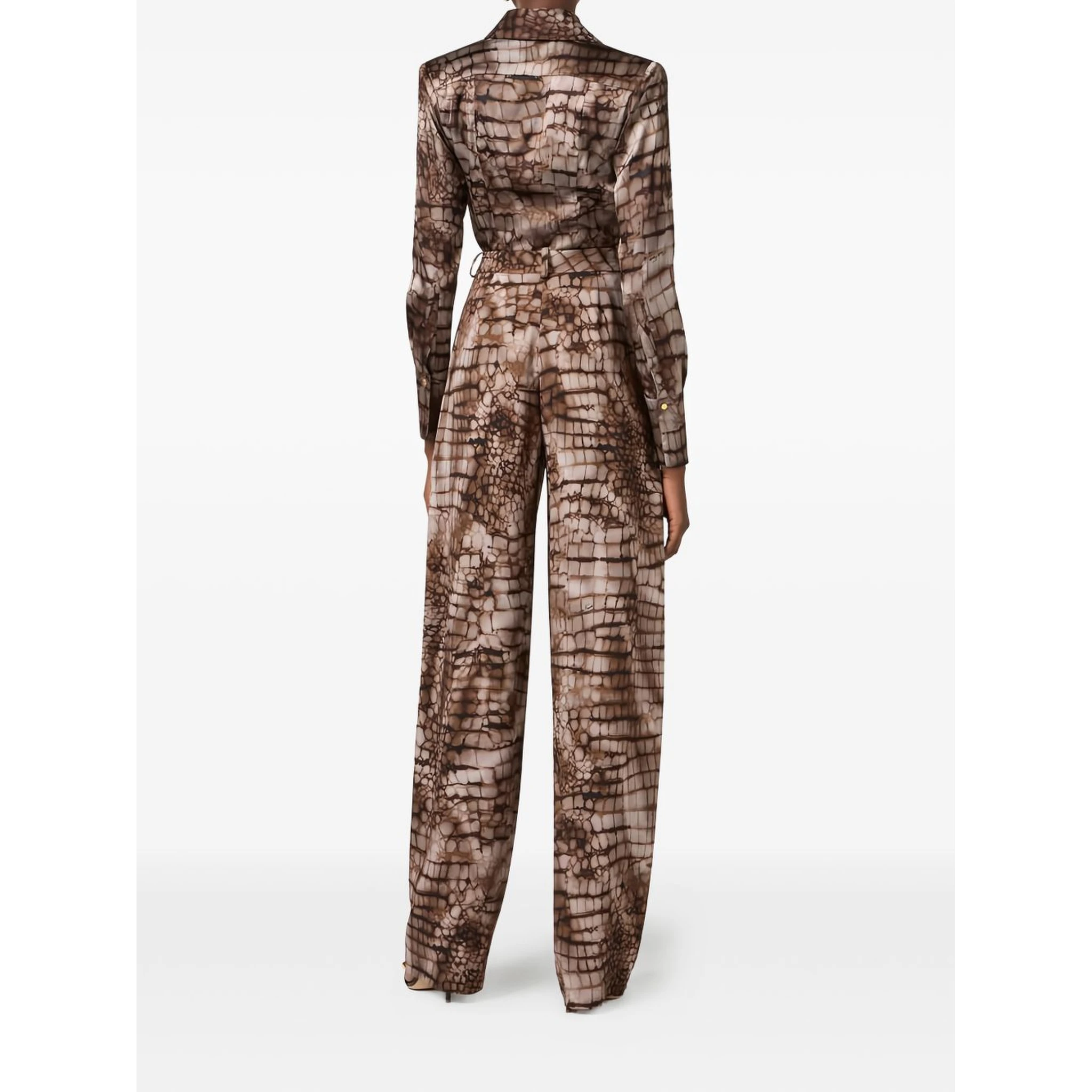 Elisabetta Franchi Shirts Brown