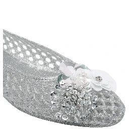 HEAVENLY JELLY Flat shoes Silver