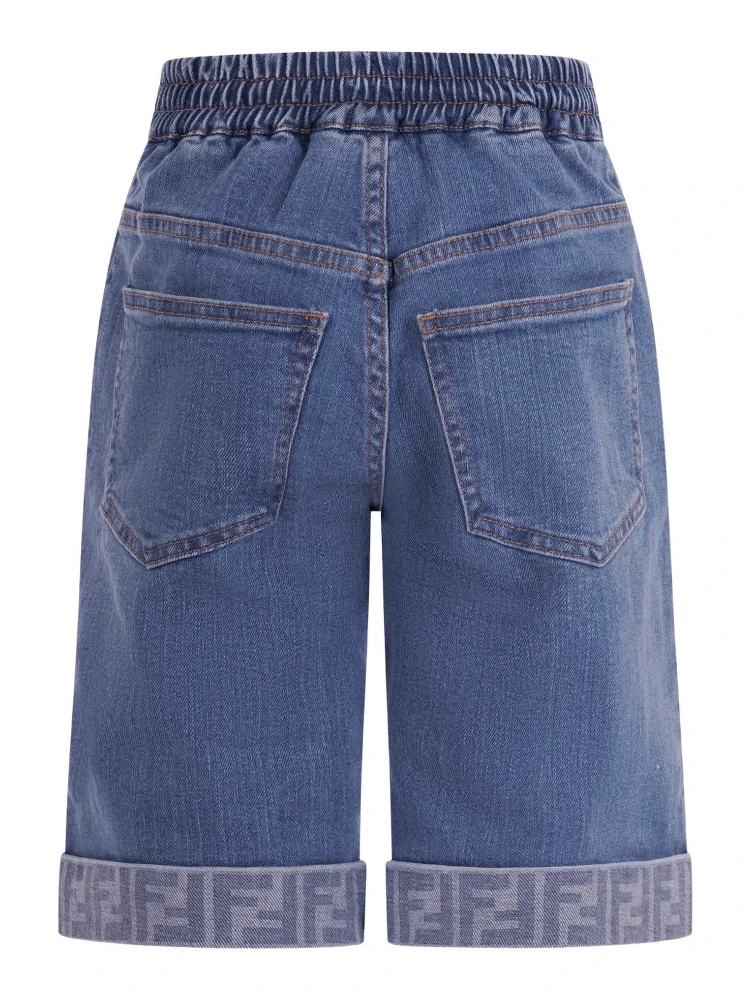 FENDI KIDS Shorts Blue alternative