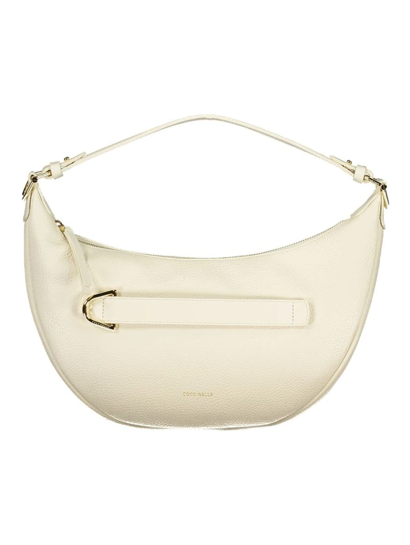 White Leather Women Handbag