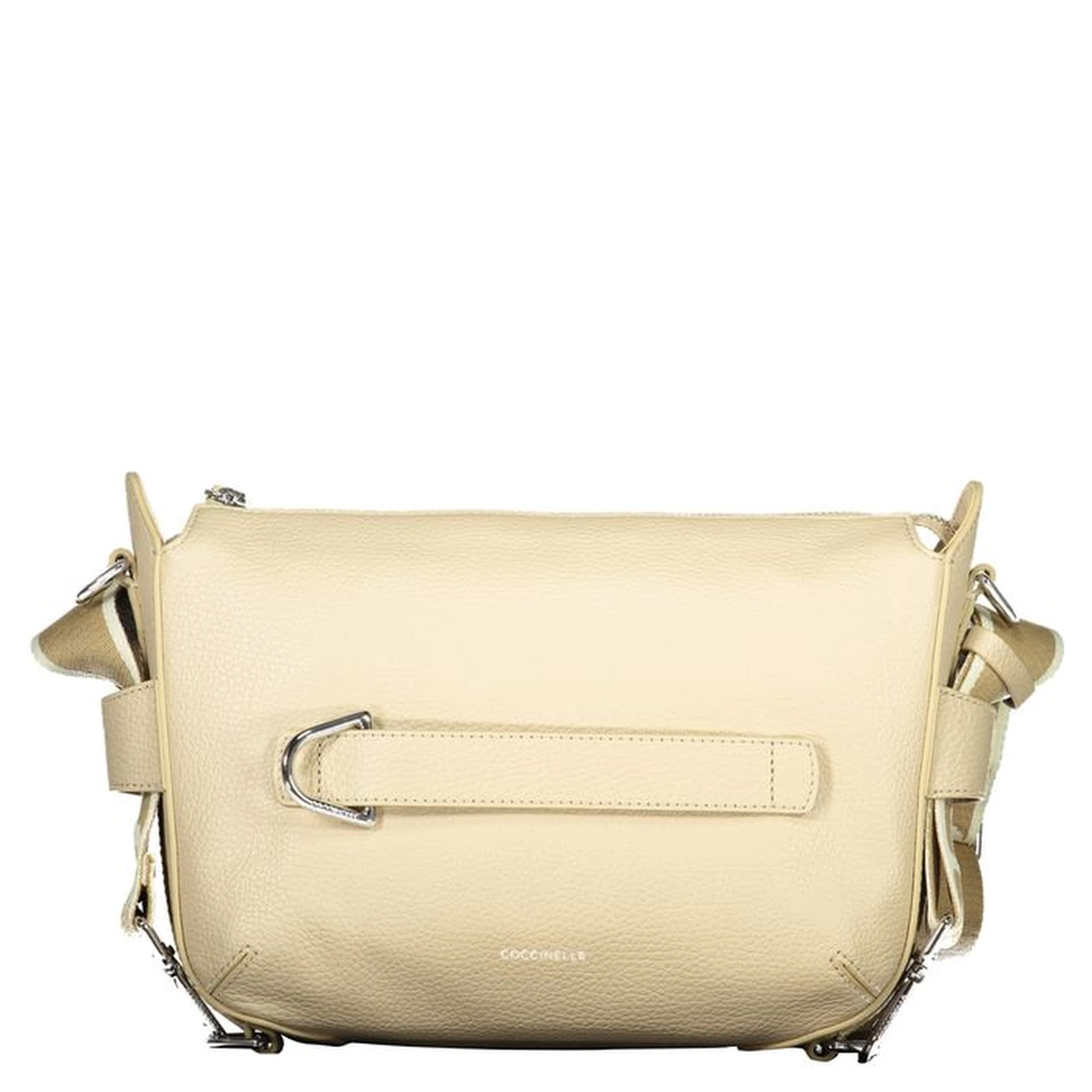 Beige Leather Womens Handbag