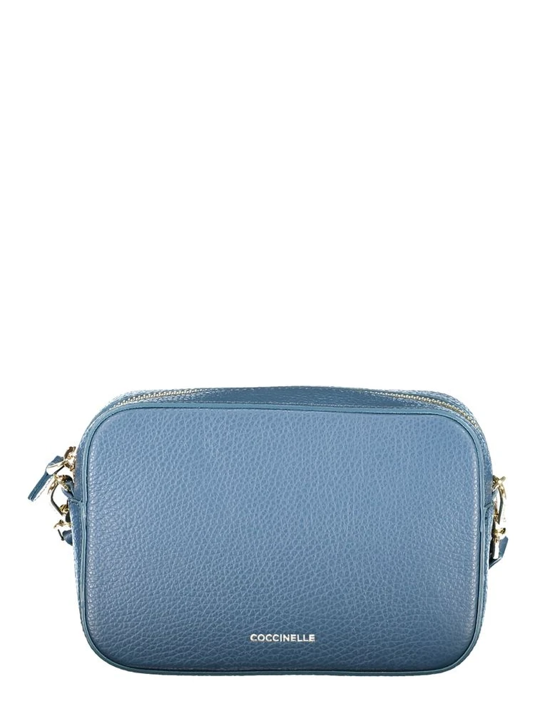 Blue Leather Women's Handbag