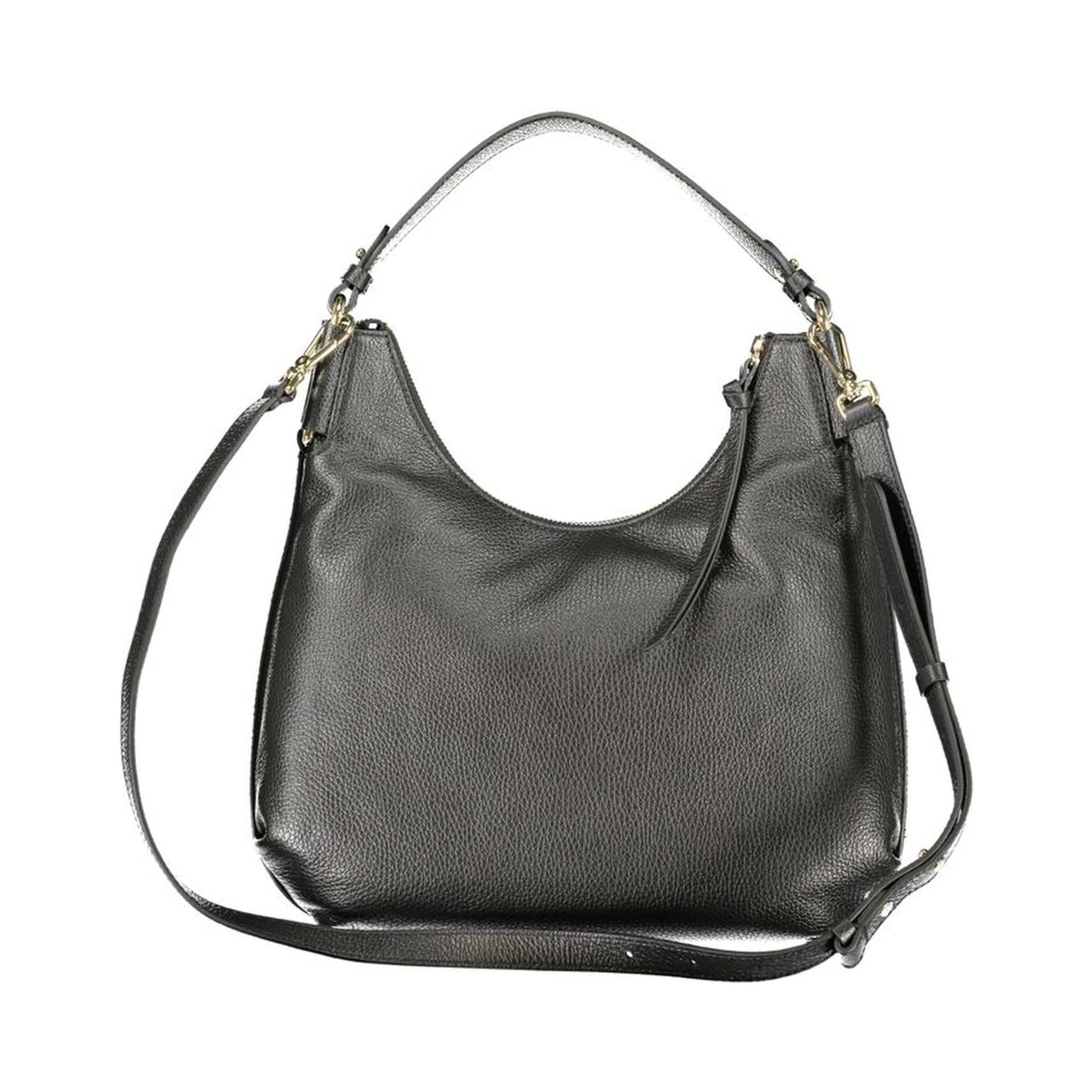 Black Leather Women Handbag