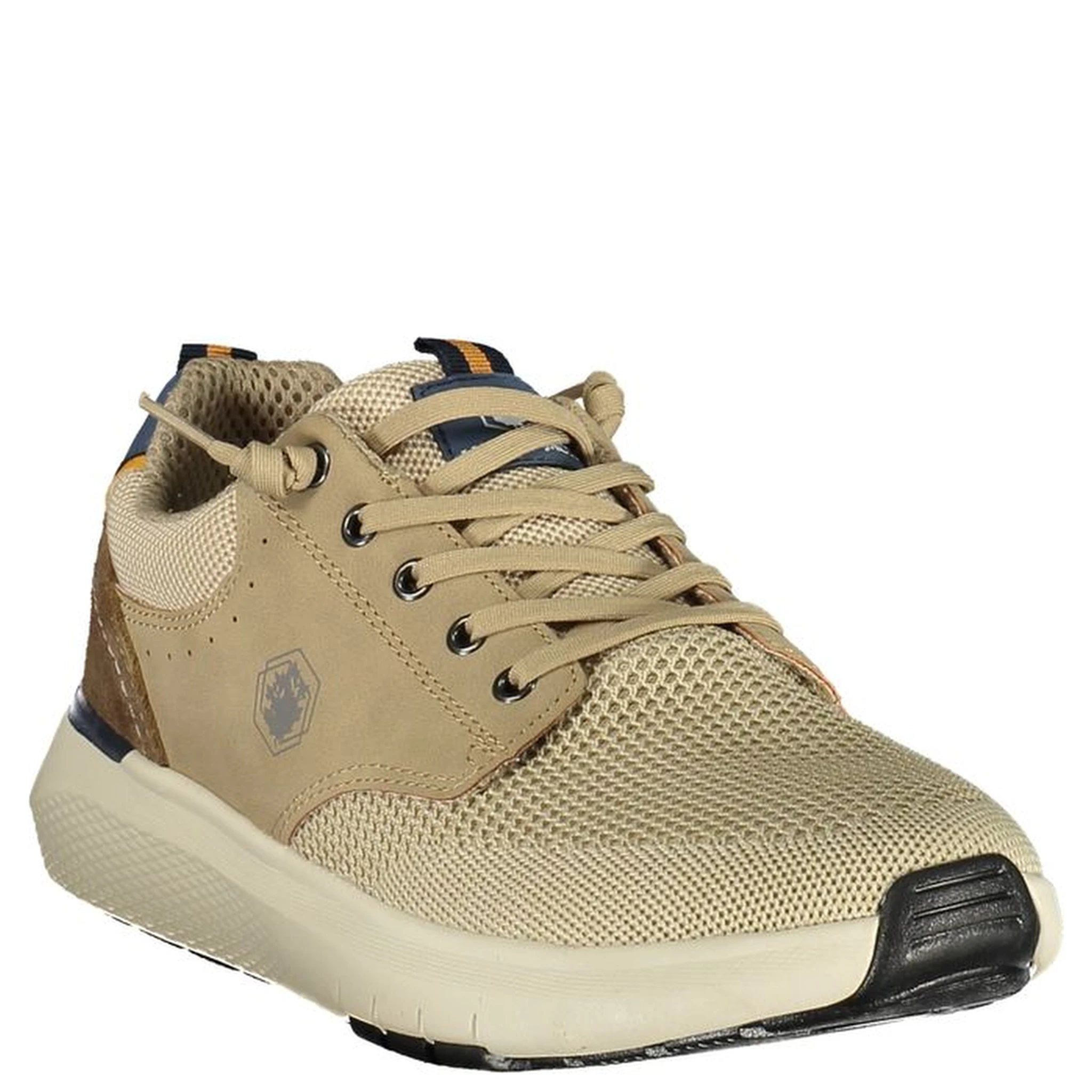Beige Polyurethane Men Sneaker