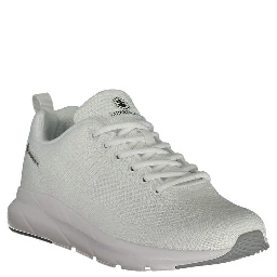 White Polyester Men's Sneaker