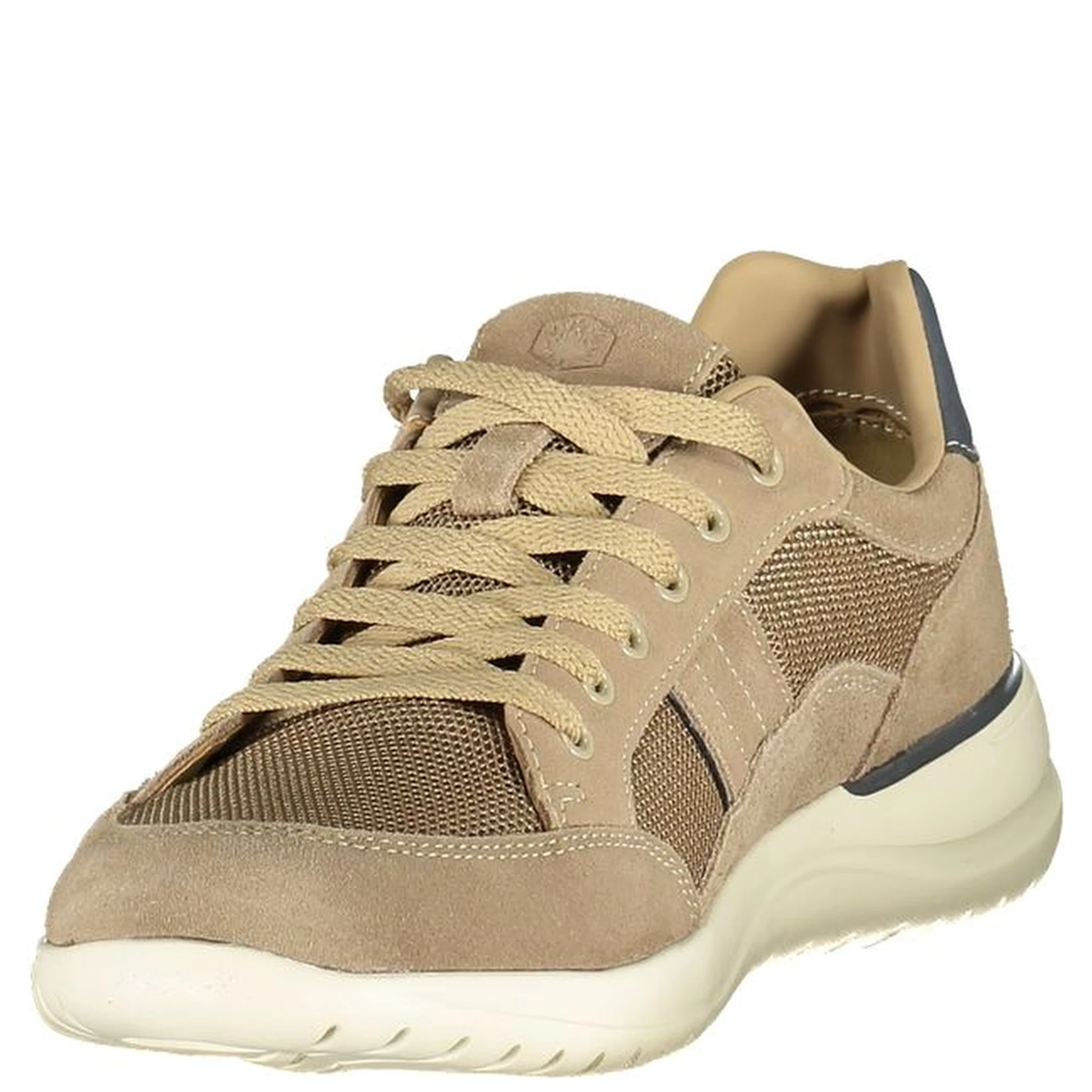 Beige Polyurethane Men's Sneaker