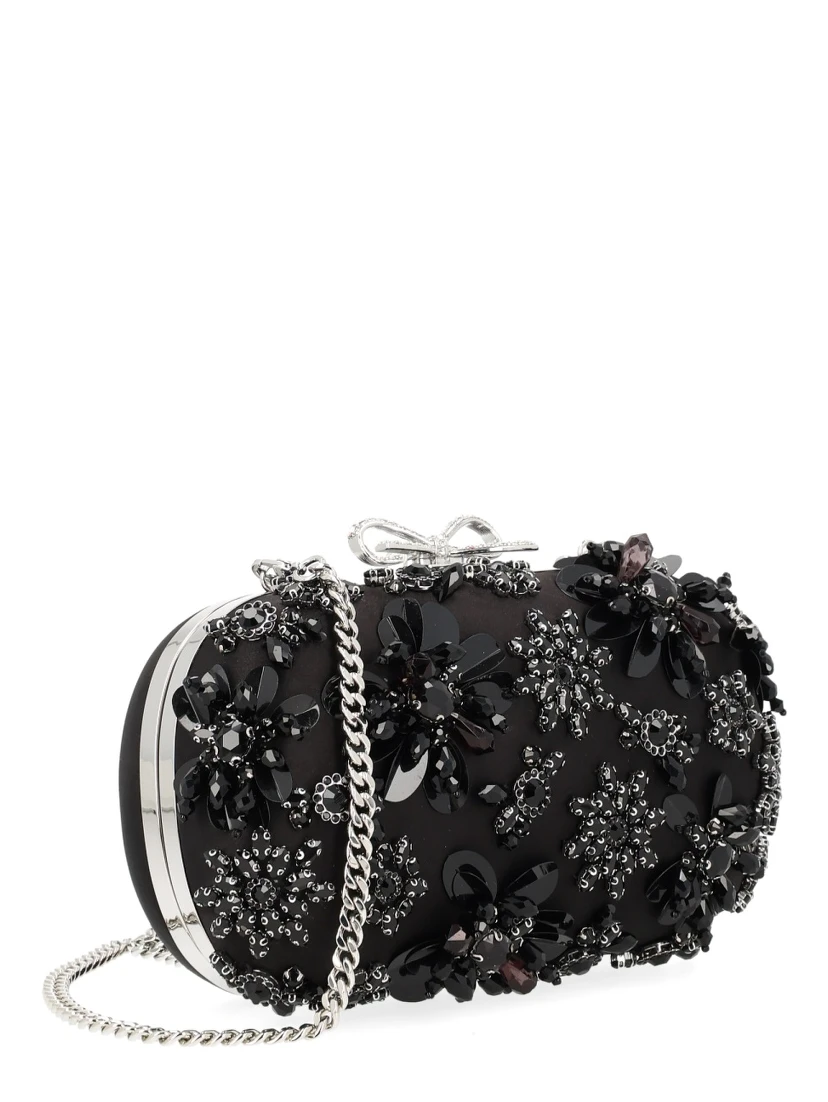 "FLORAL CRYSTAL" CLUTCH BAG