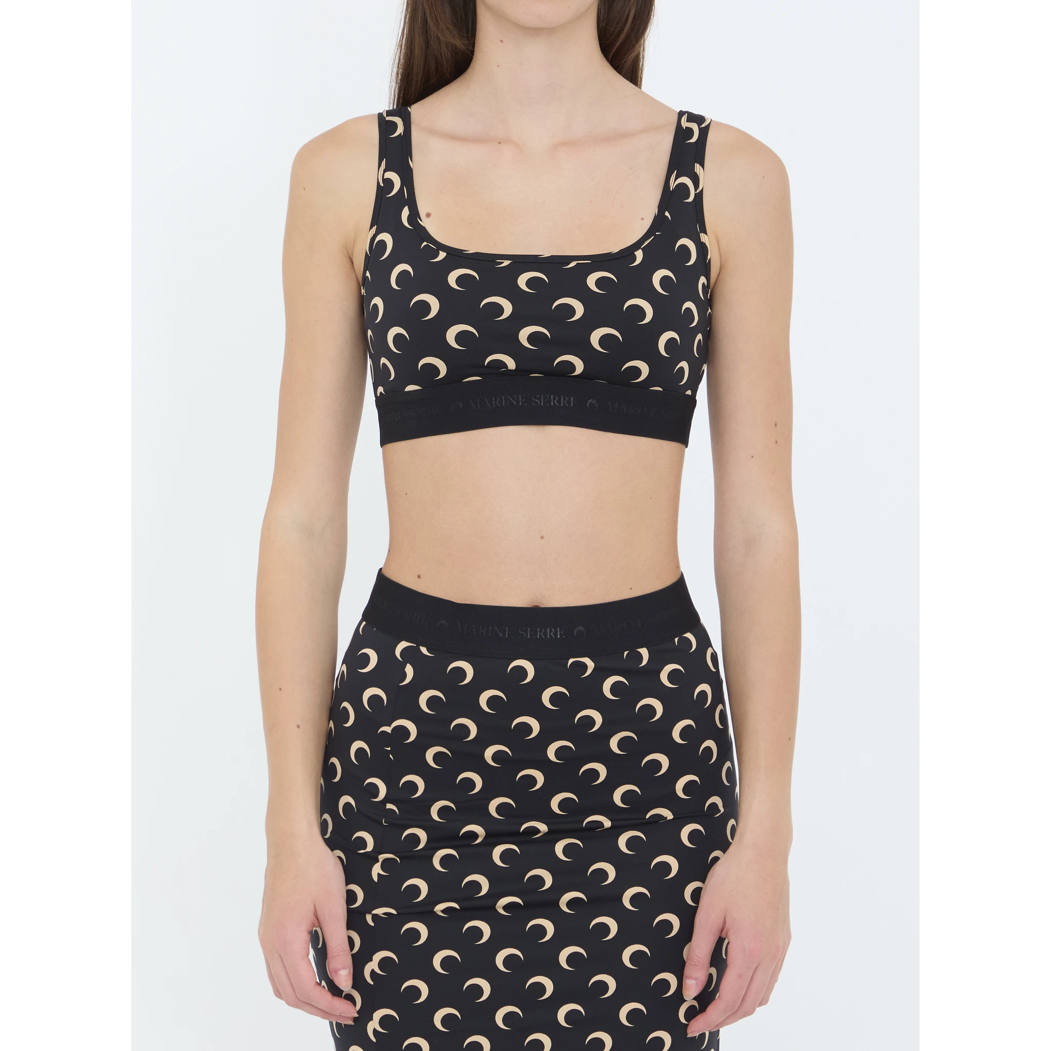 Moon printed bra