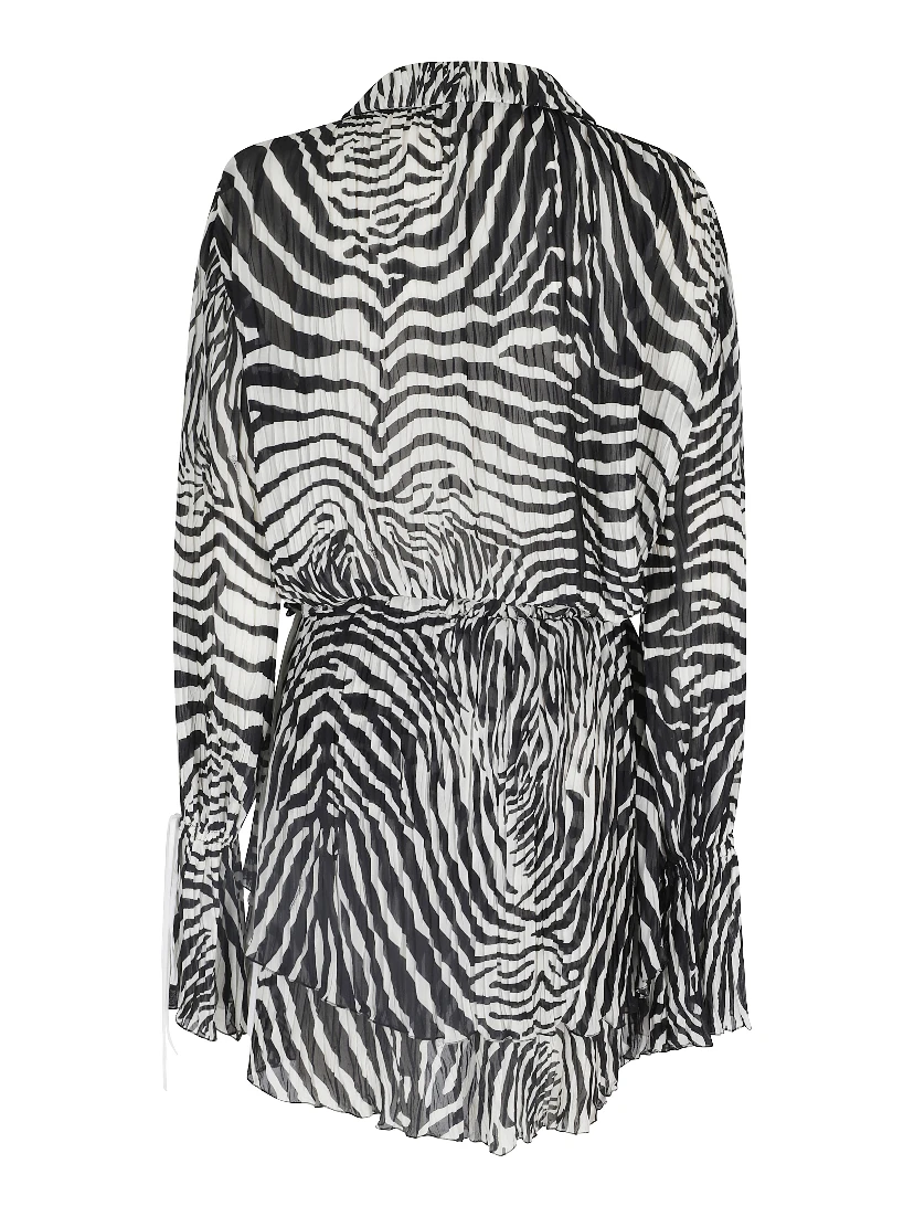 PRINT CHIFFON DRESS
