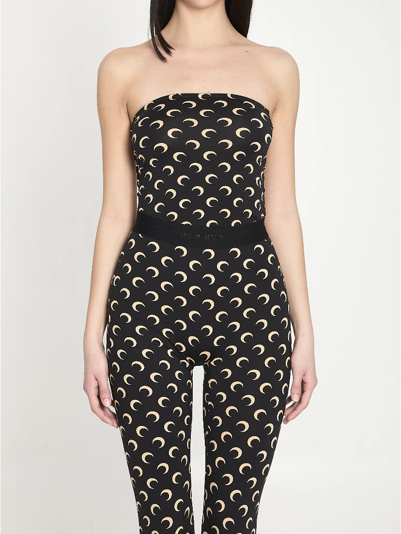 Moon jersey bustier top