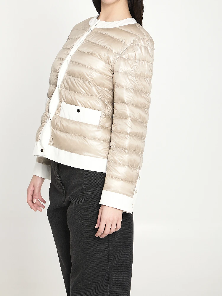 Short padded down jacket alternative