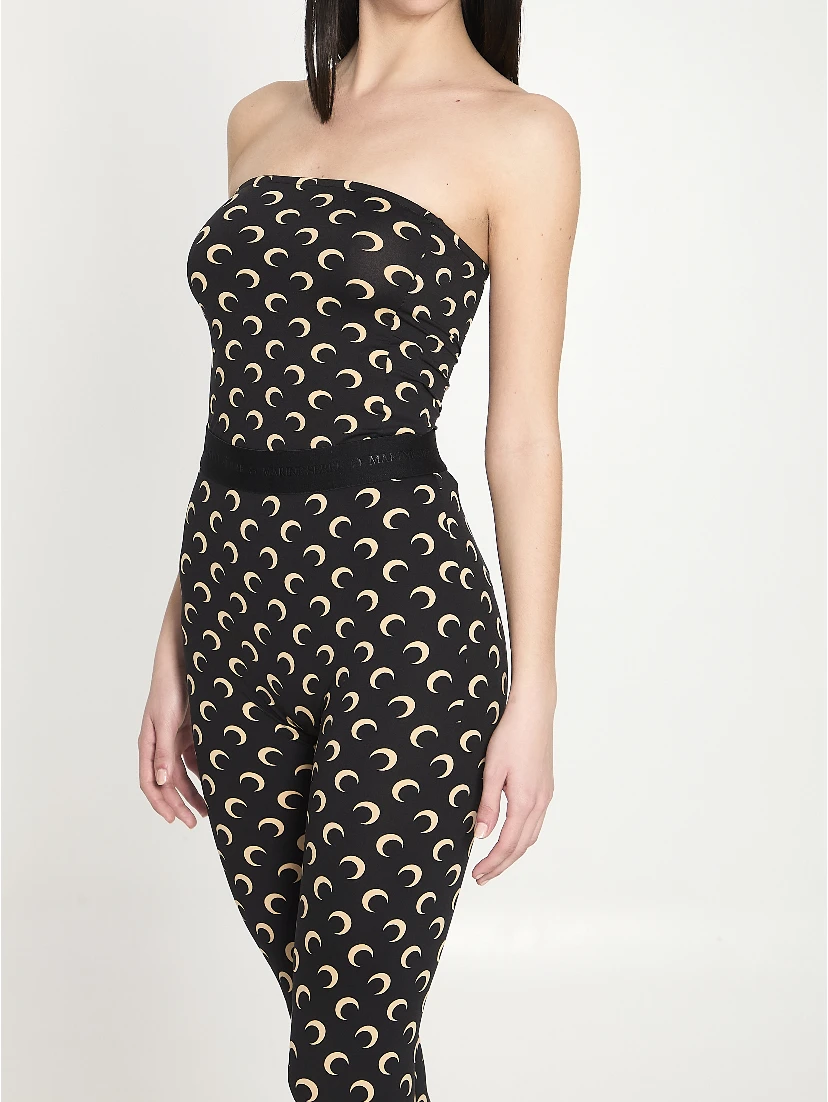 Moon jersey bustier top