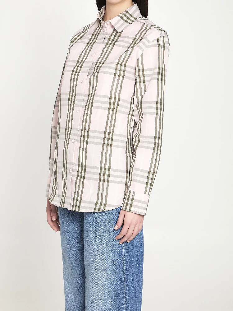 Check cotton shirt alternative