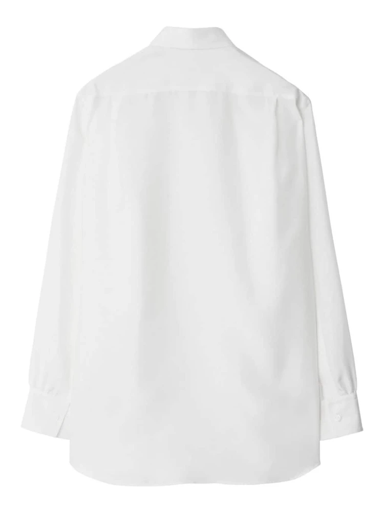 Long-sleeve silk shirt alternative