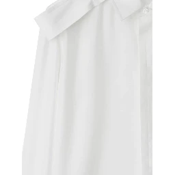 Long-sleeve silk shirt