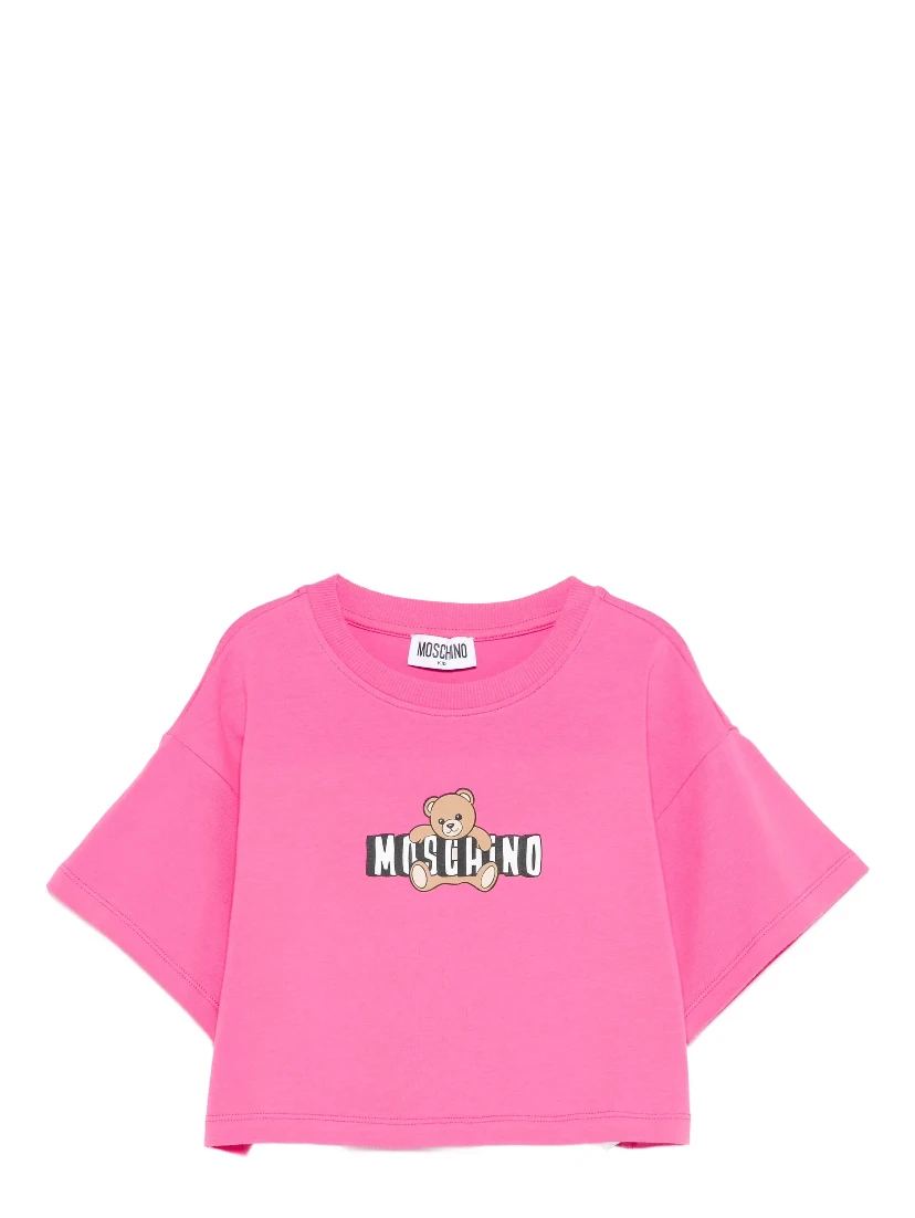 MOSCHINO KIDS T-shirts and Polos Fuchsia
