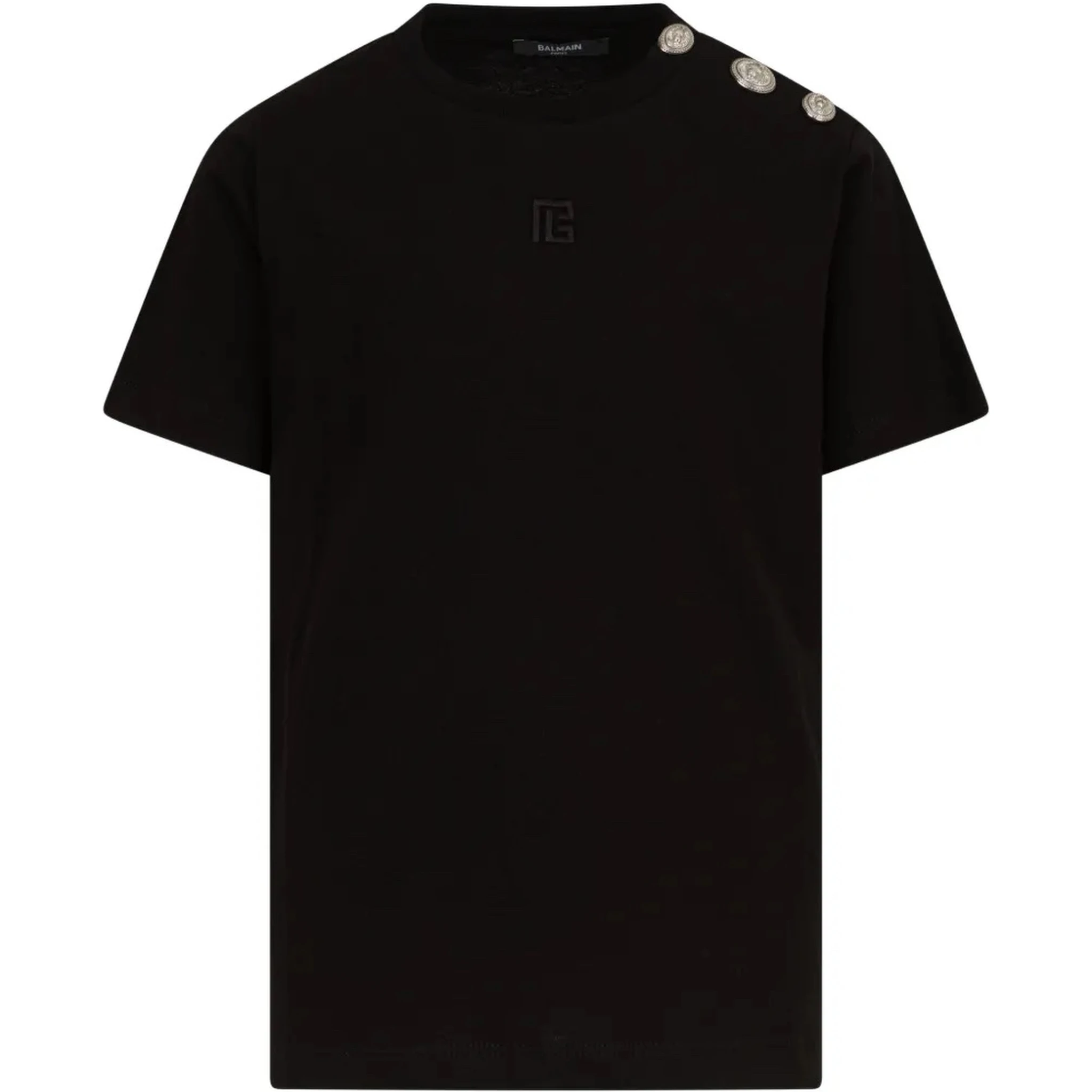 Balmain T-shirts and Polos Black