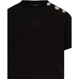 Balmain T-shirts and Polos Black