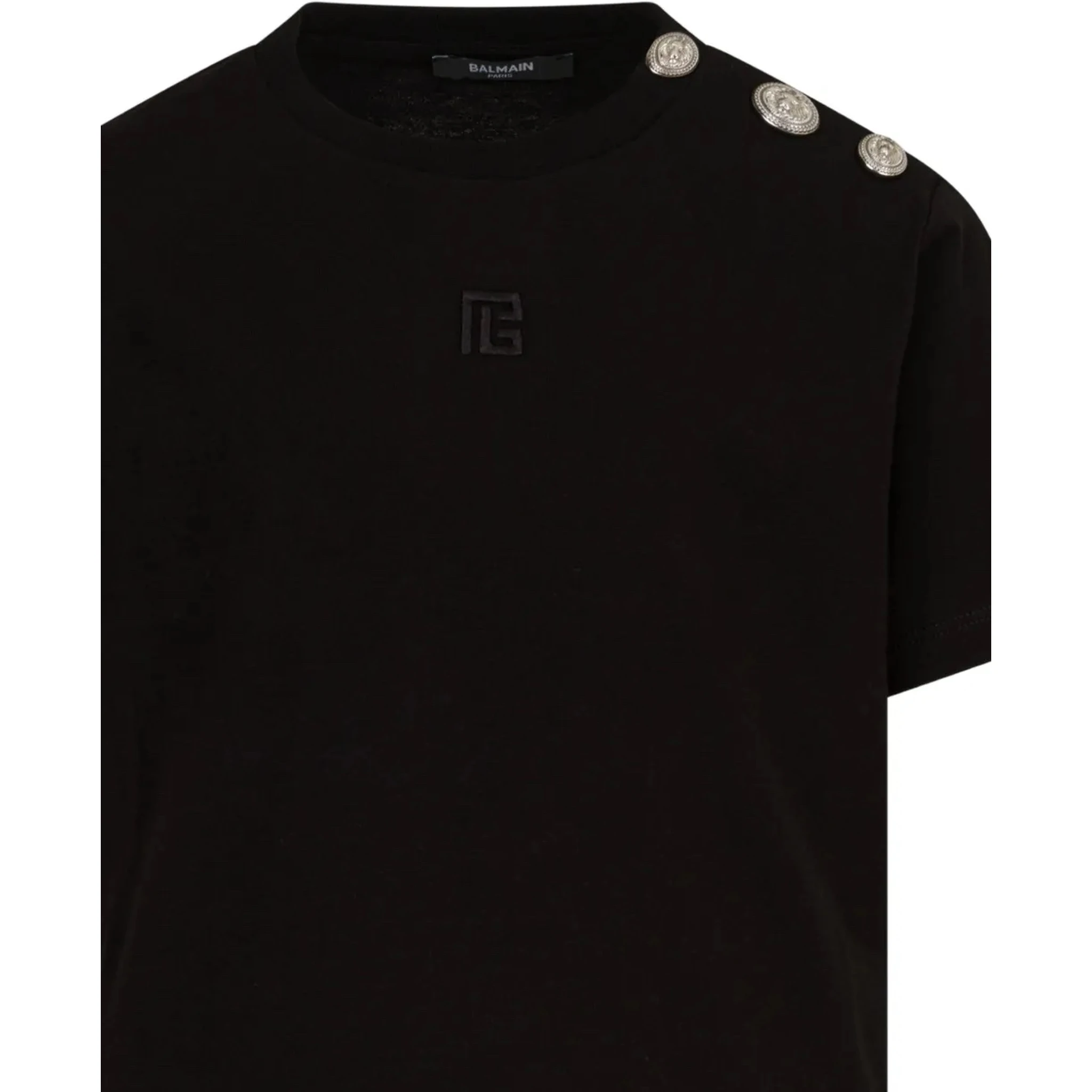 Balmain T-shirts and Polos Black