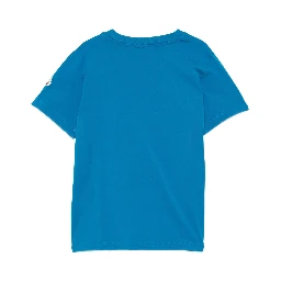 MONCLER KIDS T-shirts and Polos Blue