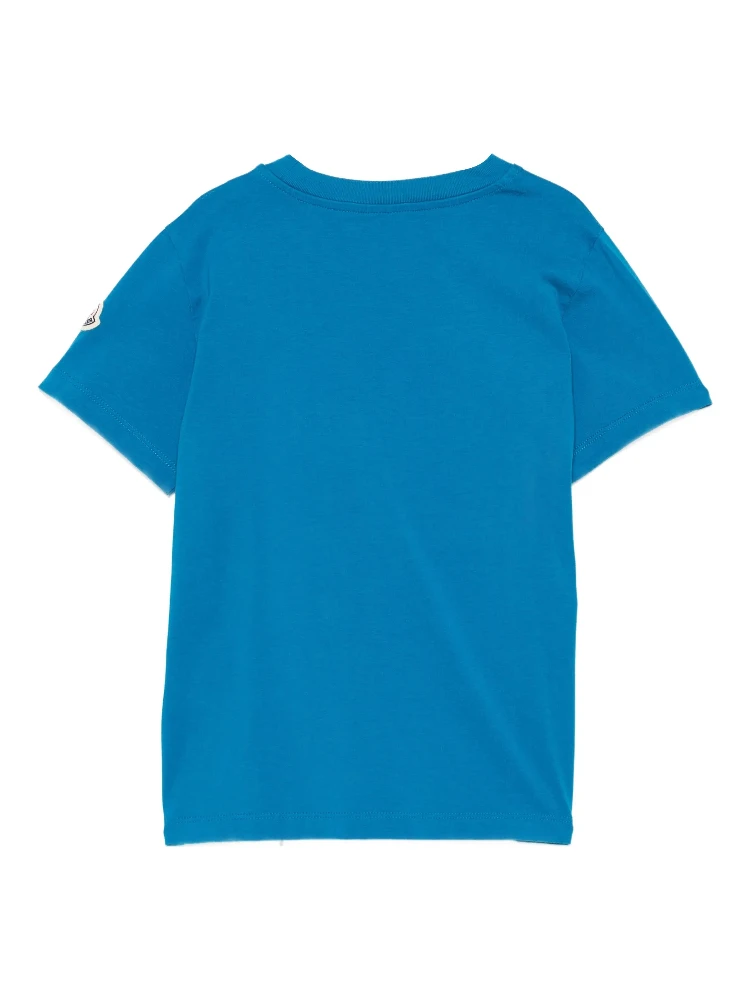 MONCLER KIDS T-shirts and Polos Blue alternative