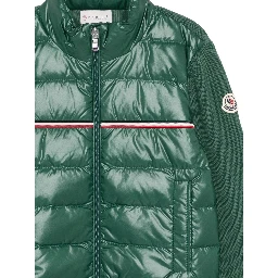 MONCLER KIDS Sweaters Green