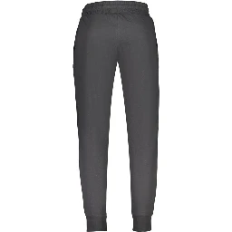 Black Cotton Athletic Pants