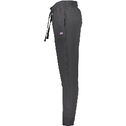 Black Cotton Athletic Pants