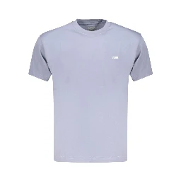 Blue Cotton Men's T-Shirt