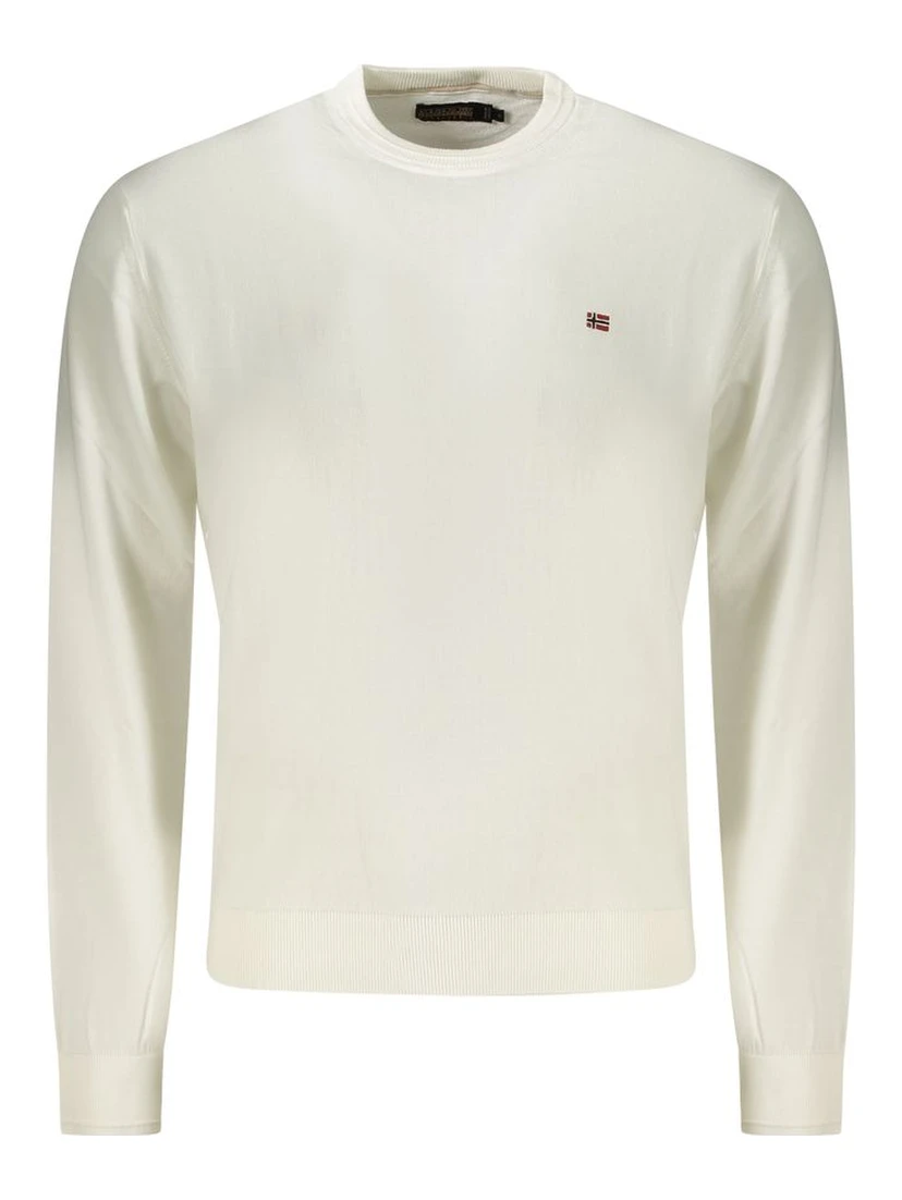 White Cotton Men Shirt