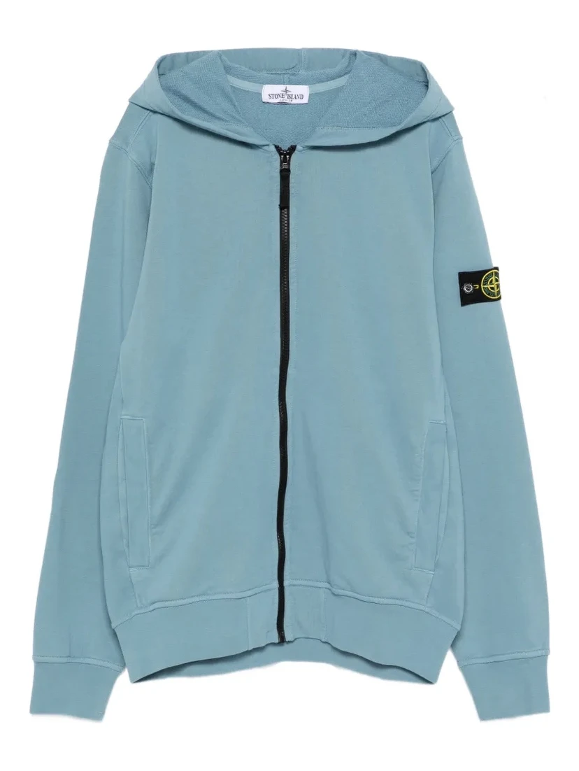 STONE ISLAND KIDS Sweaters Clear Blue
