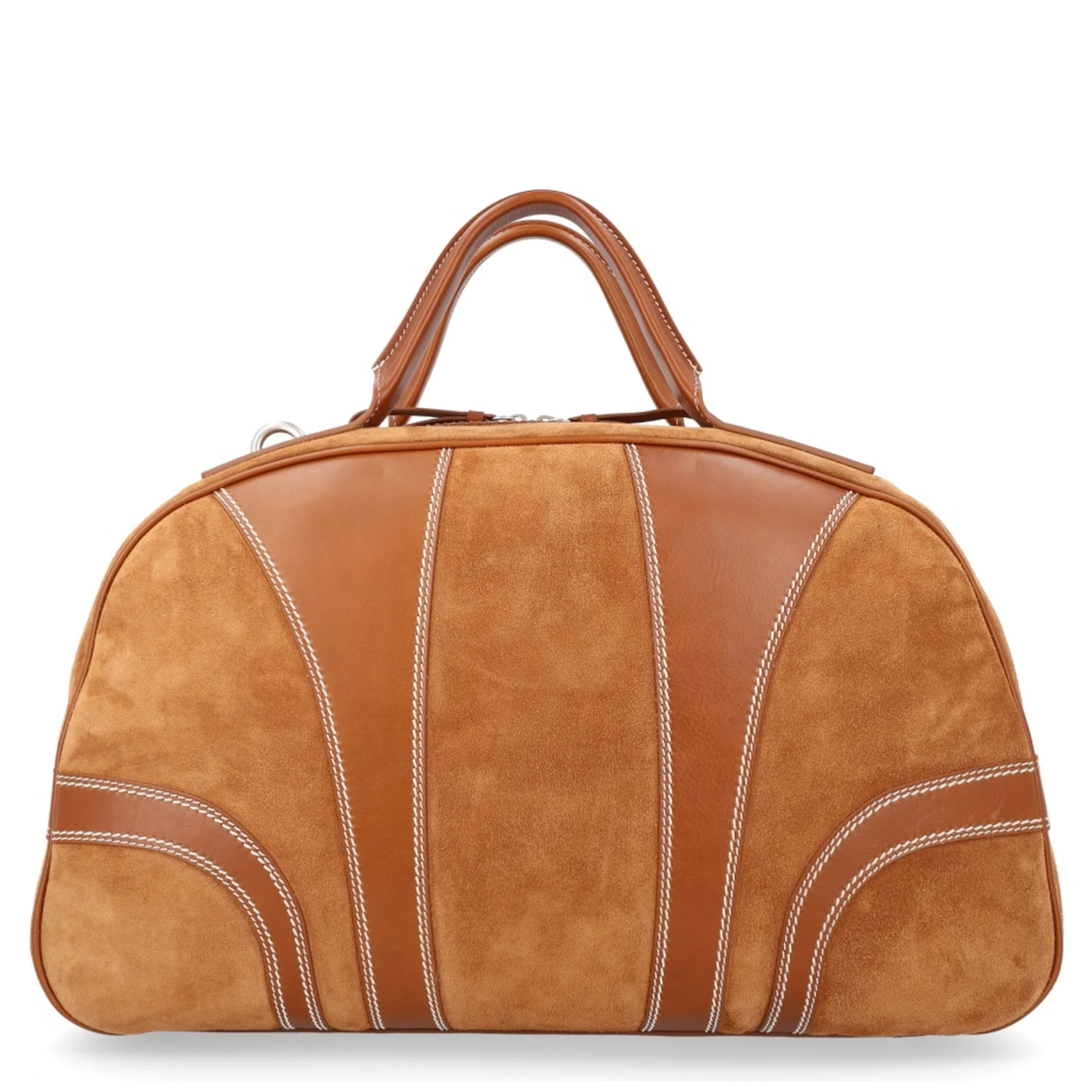 SUEDE DUFFLE BAG