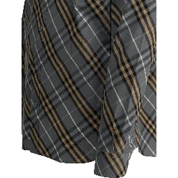 Cotton shirt check