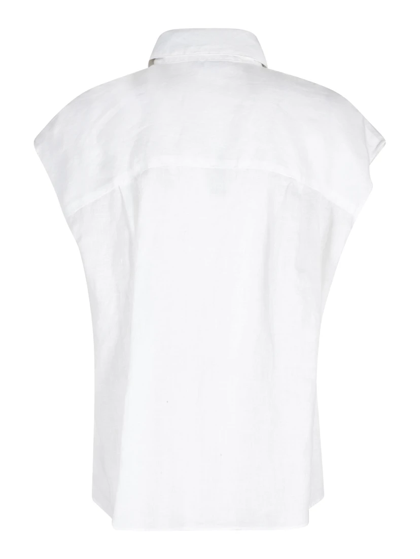 CAP SLV BUTTON DOWN BLOUSE