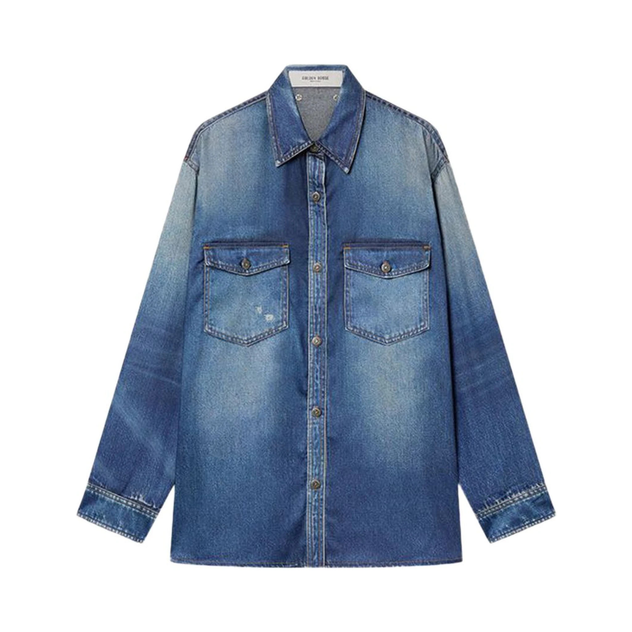 Golden Goose Shirts Blue