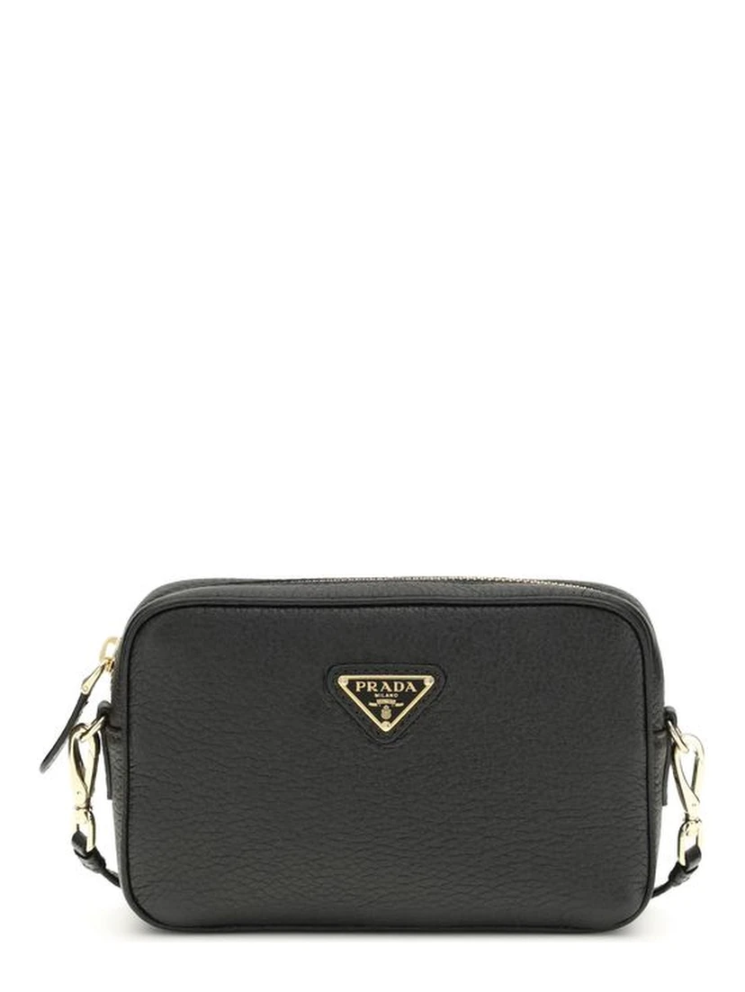 Black Calf Leather Bos Taurus Shoulder Bag