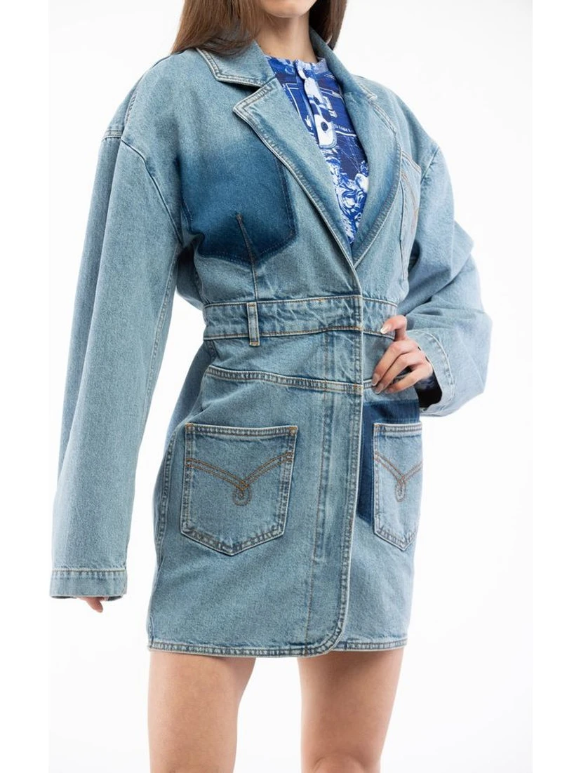 Multicolor Cotton Denim Jacket
