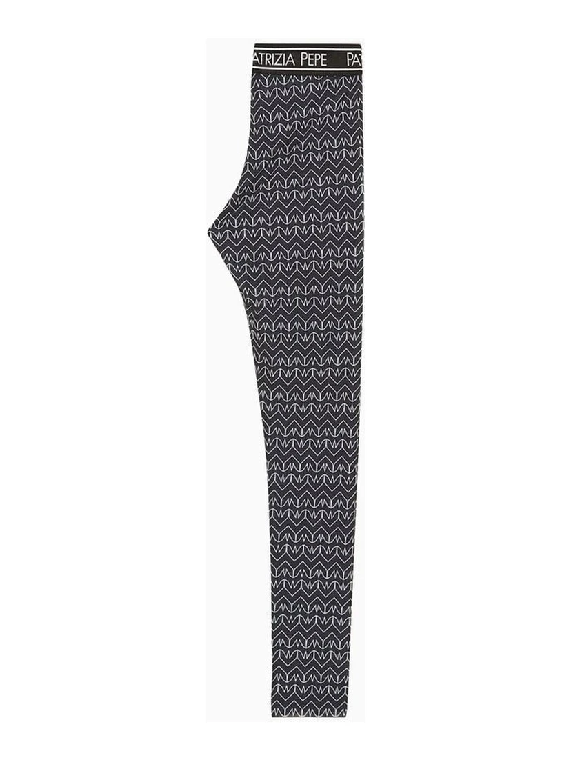 Black Polyester Leggings
