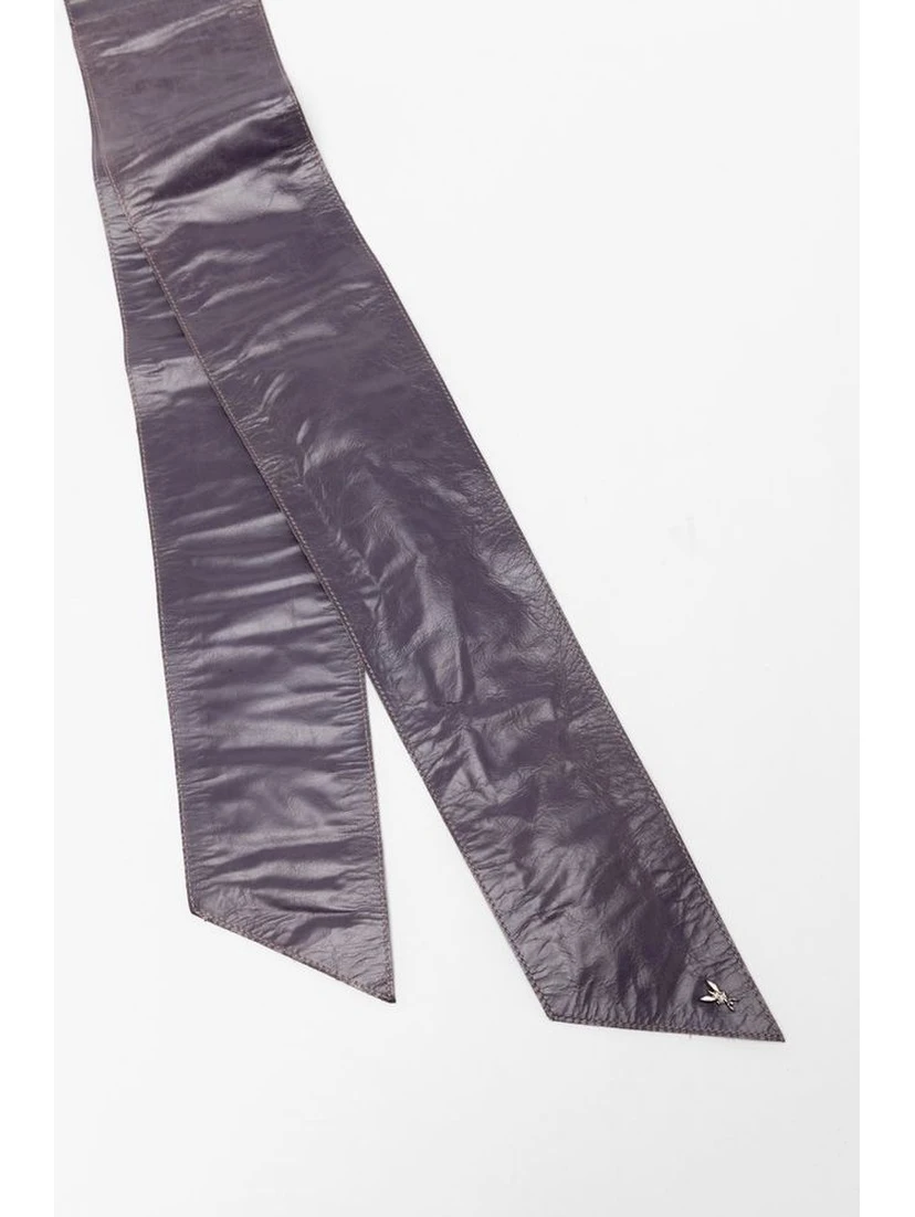 Purple Leather Regular Belt