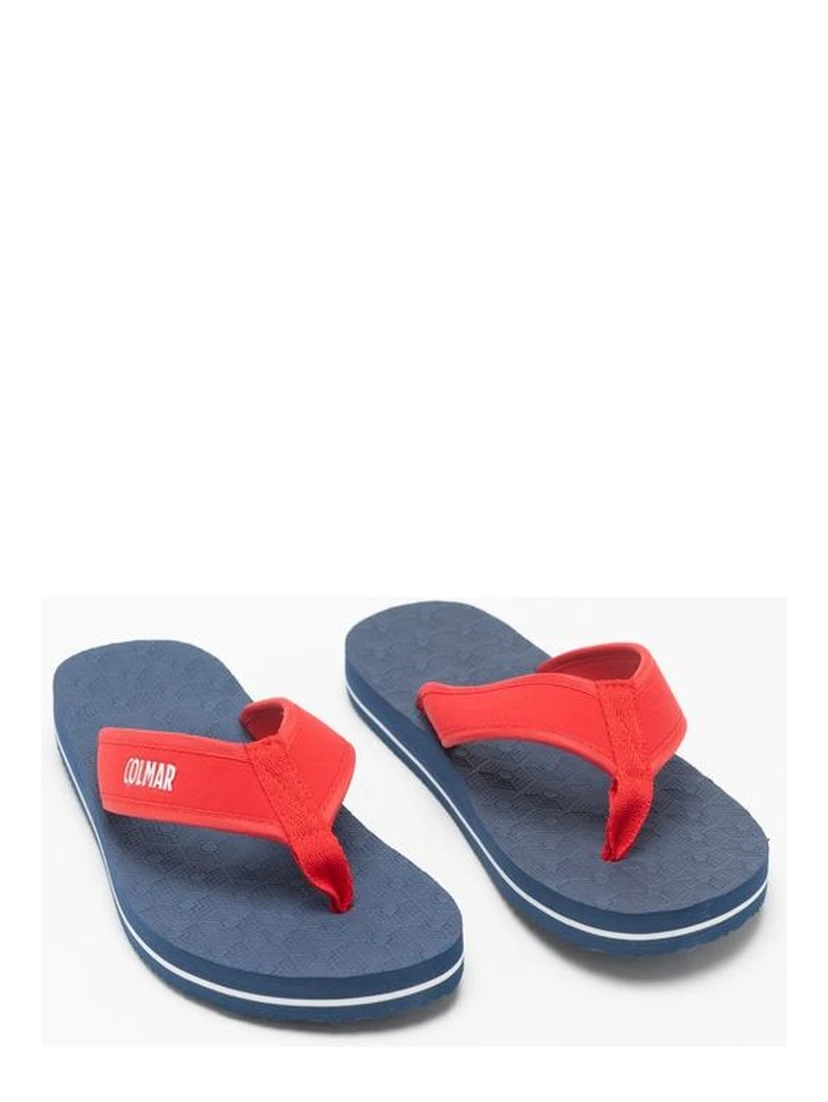 Multicolor Polyester Flip-Flop Sandals