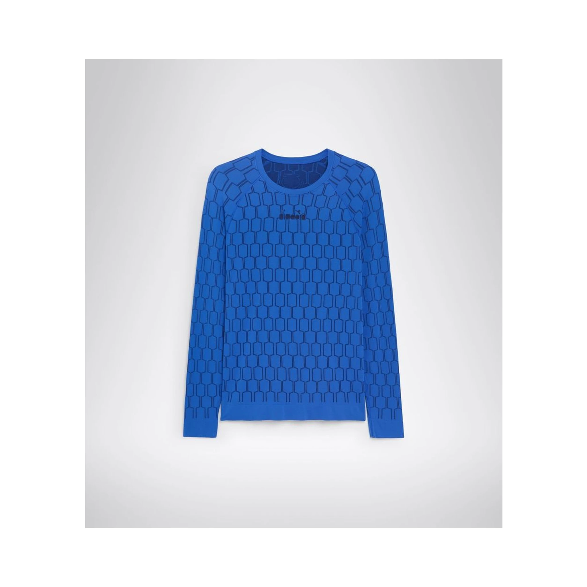 Blue Polyamide Long Sleeve T-Shirt